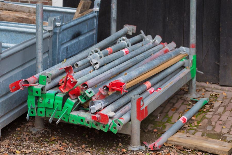 Steel Push Pier Installation