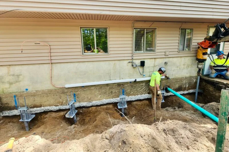 Helical Pier Installation ()