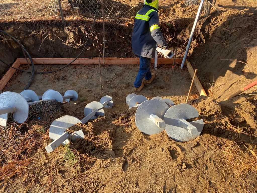Helical Pier Installation ()
