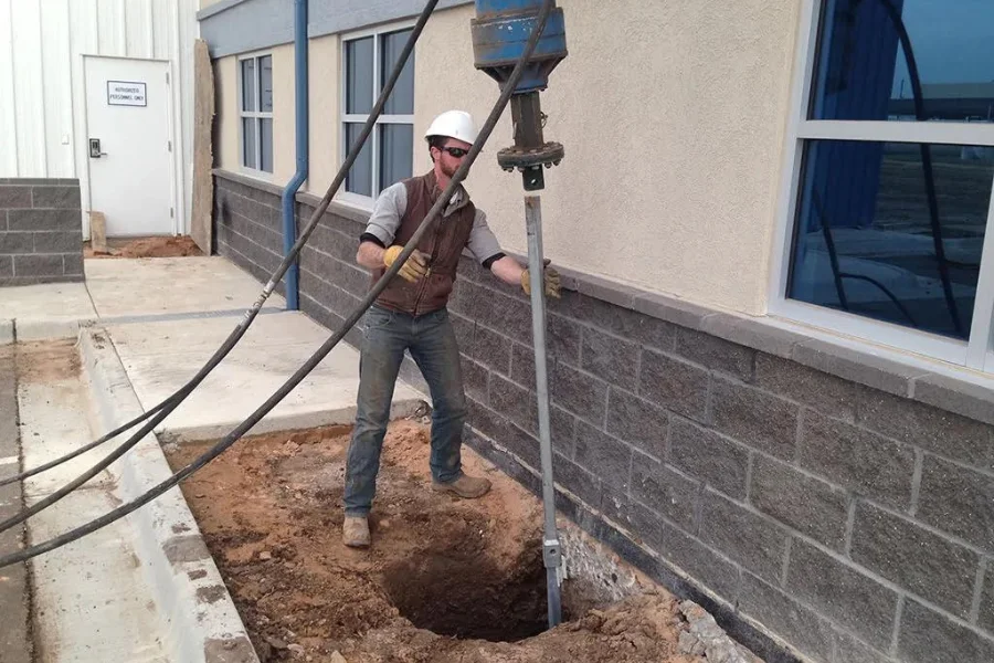 Injection Pier Installation ()