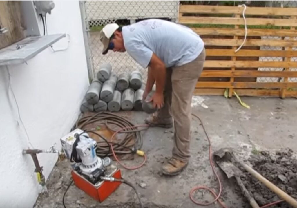 Slab Pier Installation ()